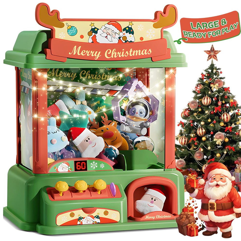 Christmas Claw Machine For Kid – обзор и цена Arcade Game Vending Machine