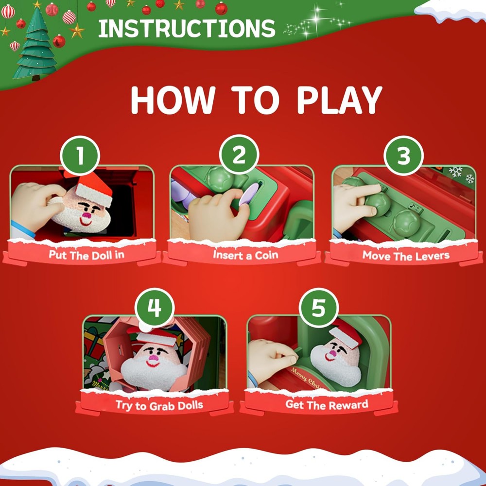 Christmas Claw Machine For Kid – обзор и цена Arcade Game Vending Machine