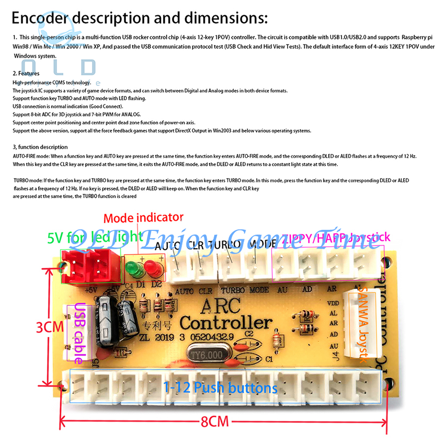 Arcade DIY Kit with USB Encode – обзор и цена Racing Arcade Cabinet