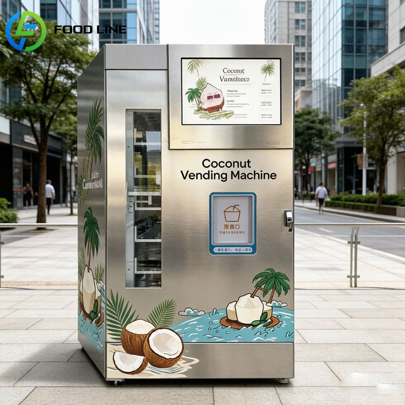 Fresh Coconut Vending Machine  – обзор и цена Open Vending Machine