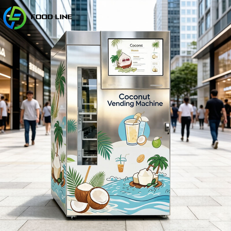 Fresh Coconut Vending Machine  – обзор и цена Open Vending Machine