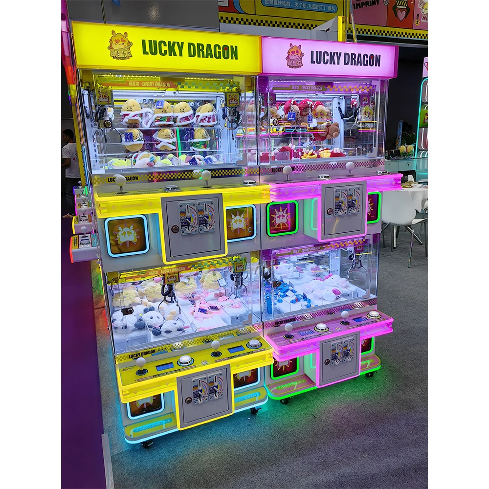 #New Colorful Claw Machine Luc – обзор и цена Arcade Toy Claw Vending Machine