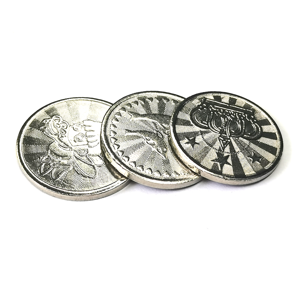 100PCS  Coins Tokens Stainless – обзор и цена Arcade Ticket Machine