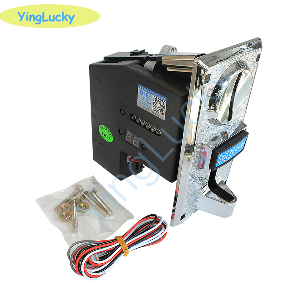 Free shipping 616 Multi Coin A – обзор и цена Arcade Ticket Machine