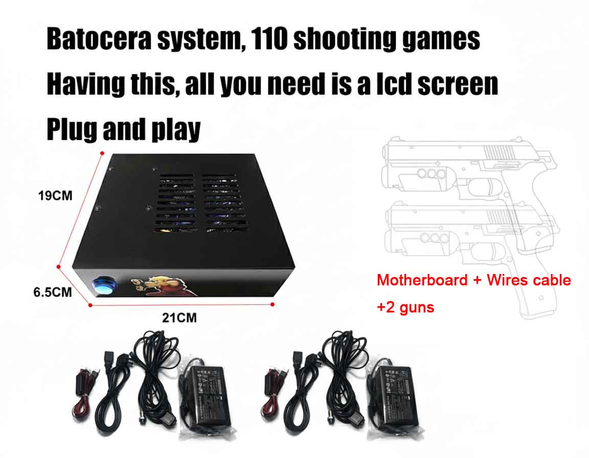 Batocera Game System With Dual – обзор и цена Arcade Game Cabinet