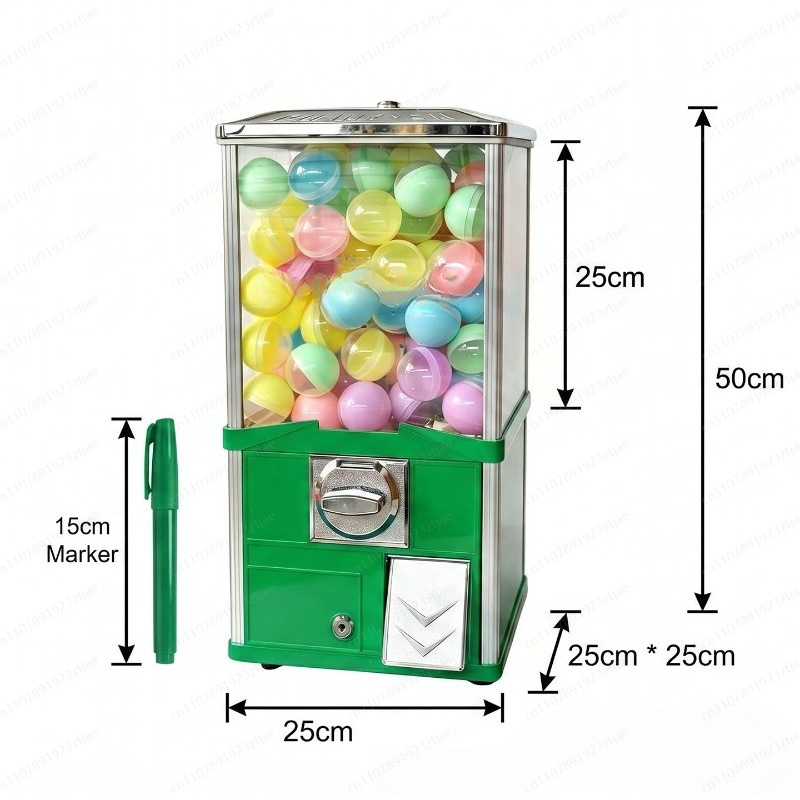 Square Tabletop Gashapon Machi – обзор и цена Prize Capsule Toy Machine